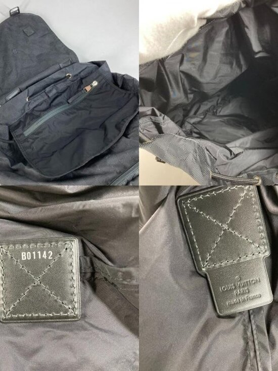Louis Vuitton Backpack Light Pack Galaxy Leather Nylon Black main image 4